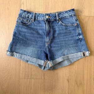 Dynamite Claudia Blue Mom Jean Shorts